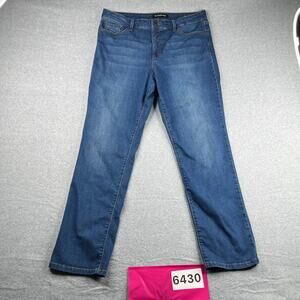 Bandolino Amy Jeans Womens Size 16 Casual Distressed Stretch *SEE